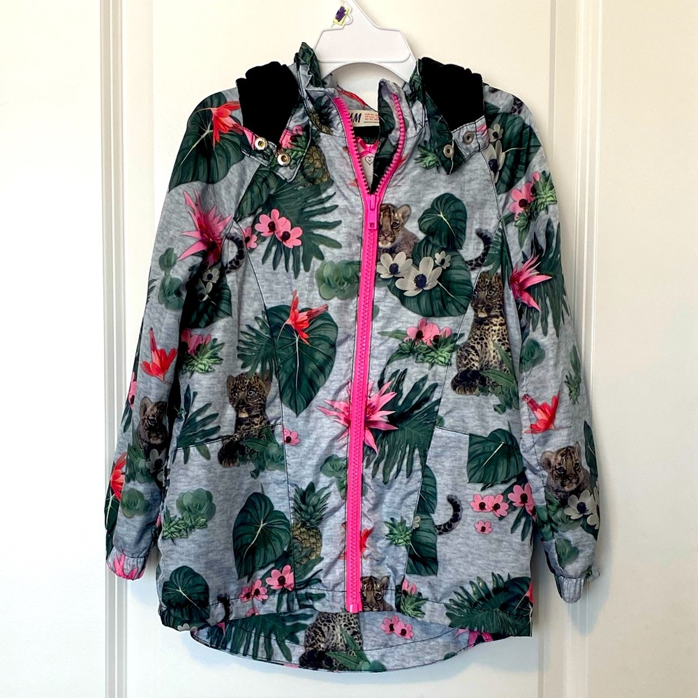 H&M Cheetah Light Jacket | Girls Size US 5-6Y